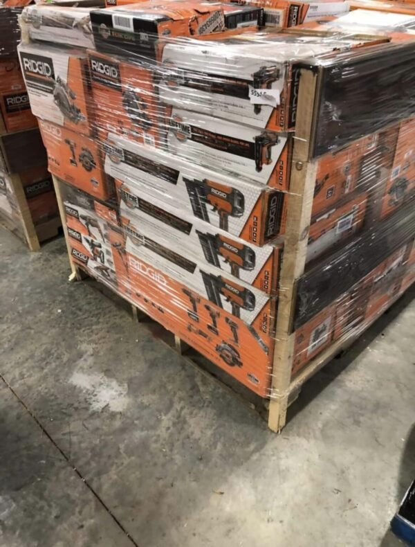 Bulk Ridgid Tool Pallets